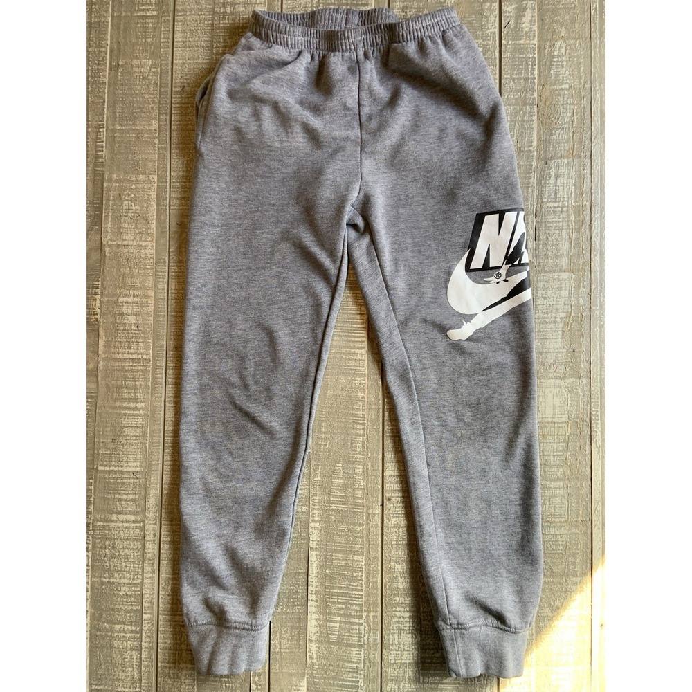 Nike Air Jordan Joggers Boys 10-12‎ yr Gray Logo Casual Sports Basketball Medium